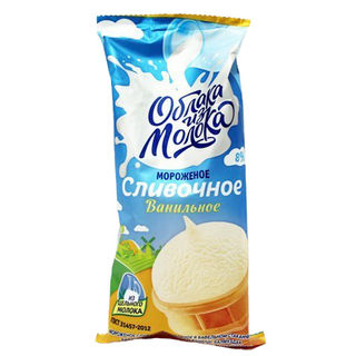 Мороженое сливочное ванильное в стаканчике Облака из молока 8% 80г Кореновск